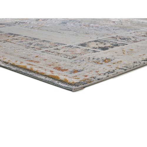 Tapis Vintage Kilis 3223 Crème/bleu/moutarde 77x150 Cm