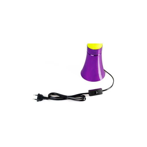 Lampe à Poser En Aluminium Et Verre Magma Violet