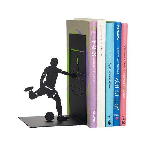 Serre-livres En Métal Noir Sport Footballer