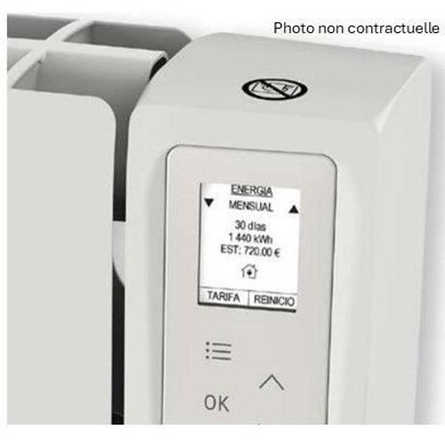 Radiateur Électrique - Fluide Caloporteur - 1000 W - Néo Connecté - Horizontal - Blanc