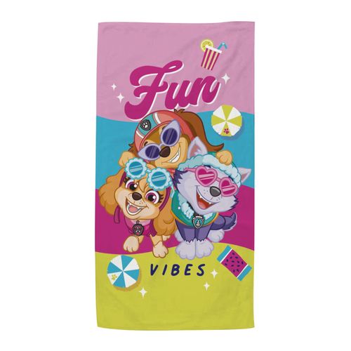 Serviette De Bain 70x140cm - Pat'patrouille Stella, Everest Et Zuma