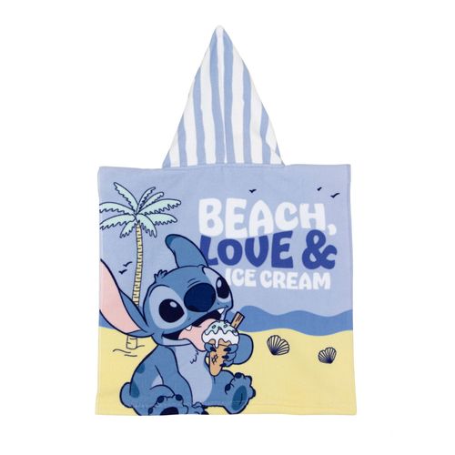 Poncho Microfibre - Stitch (lilo et Stitch) - 50x50 Cm