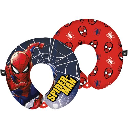 Coussin Tour De Cou - Spiderman - 28x28x6 Cm