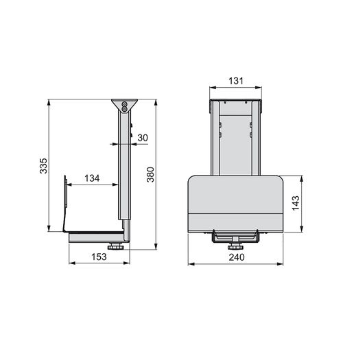 Support Pour Unité Centrale En Acier