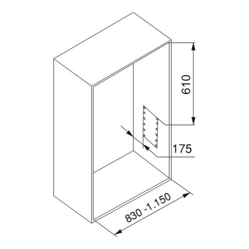 Penderie Rabattable Moka Pour Armoire Hang Largeur Télescopique Réglable De 60 à 83 Cm