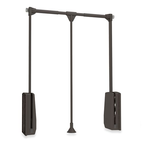 Penderie Rabattable Moka Pour Armoire Hang Largeur Télescopique Réglable De 83 à 115 Cm