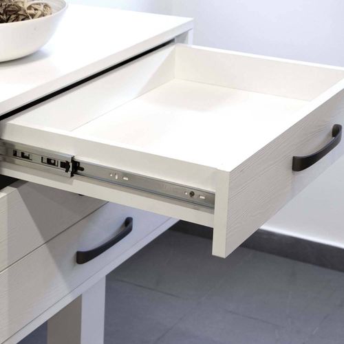 Paire De Coulisses à Billes Pour Tiroirs à Sortie Totale Hauteur 45 Mm