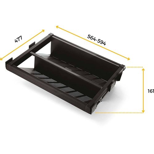 Range-chaussures Extractible Moka