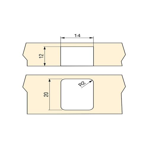(20 Unite)  Roulettes Pour Meubles, À Galet, D. 13 Mm, Acier Et Plastique, 20 Ut.