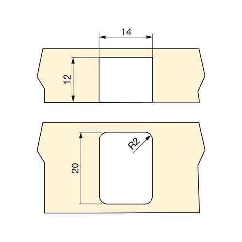 (20 Unite)  Roulettes Pour Meubles, À Galet, D. 13 Mm, Acier Et Plastique, 20 Ut.