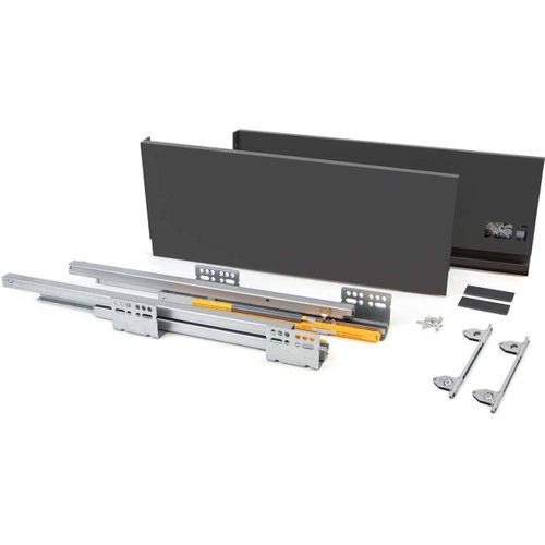 Kit Tiroir Anthracite Meuble Cuisine Et Salle De Bain Concept Pour Tiroir De 50 X 13.5 Cm