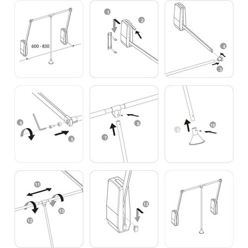 Penderie Rabattable Murale Pour Armoire Hang