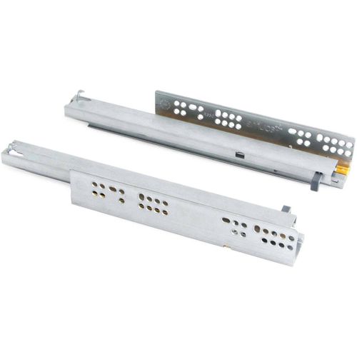 Coulisses Invisibles Pour Tiroirs à Sortie Totale Avec Fermeture Amortie Silver