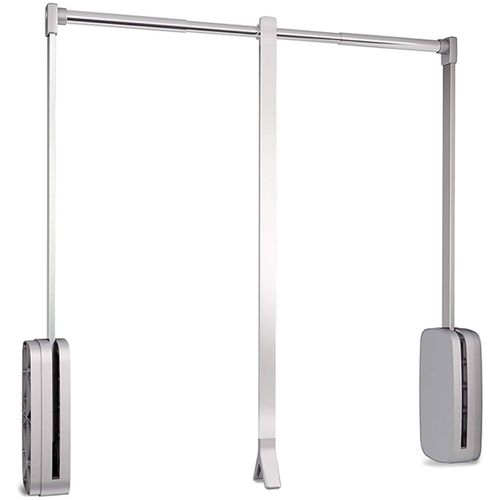 Penderie Rabattable Chroméee Pour Armoire Sling Largeur Télescopique De 60 à 83 Cm