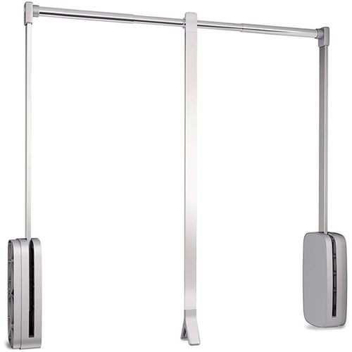 Penderie Rabattable Chroméee Pour Armoire Sling Largeur Télescopique De 83 à 115 Cm