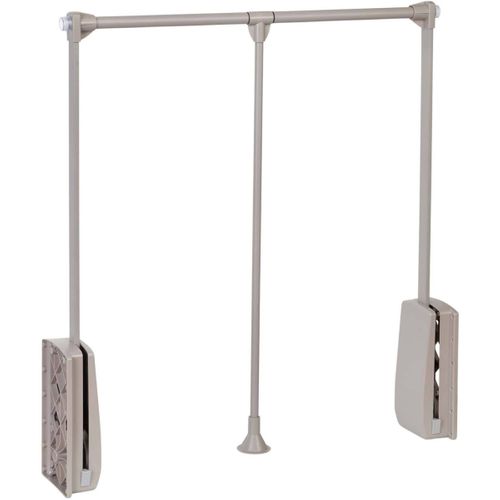 Penderie Rabattable Gris Pierre Pour Armoire Hang Largeur Télescopique De 83 à 115 Cm