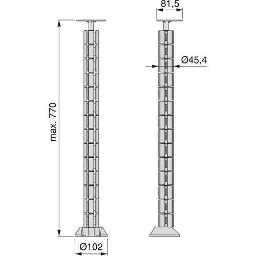Gaine Passe-câbles Hexa