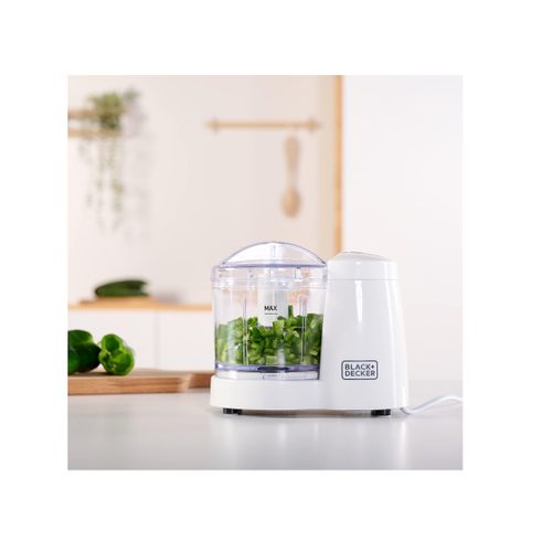 Mini-hachoir 0.35l 120w Blanc - Bxch120e