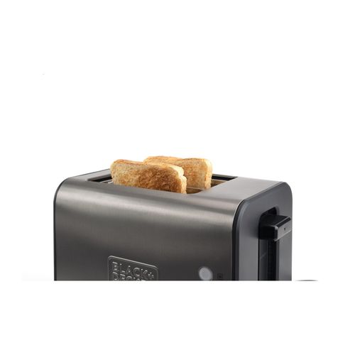 Grille-pains 2 Fentes 900w Gris - Bxto900e