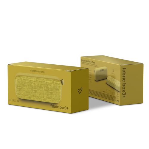 Enceinte Bluetooth Box 3+ 6 W Stéréo Jaune