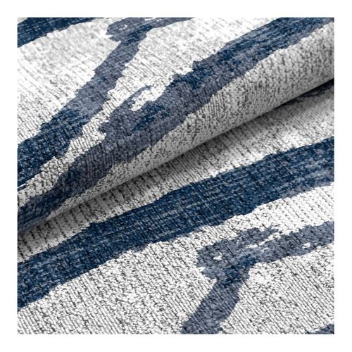 Tapis Bleu Peinture Abstrait Design Plat Jibra Bleu 120x170