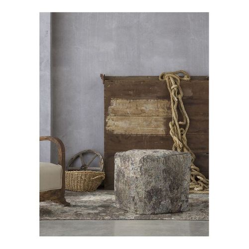 Pouf Marrons Abstrait Moderne Groot Marron 50x50x50