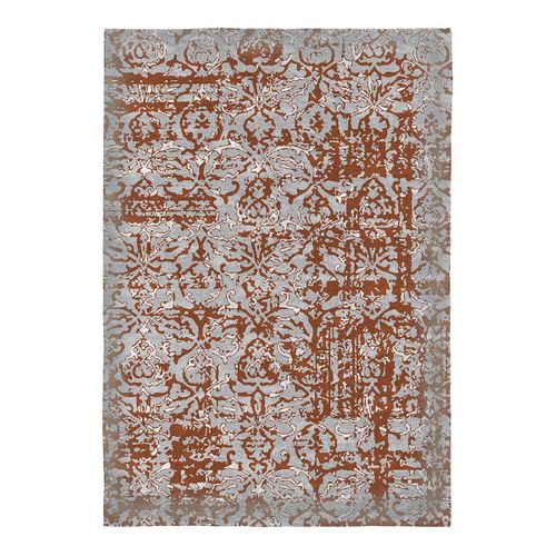 Tapis Vintage Plat Orange Rayé Palasin Orange 160x230