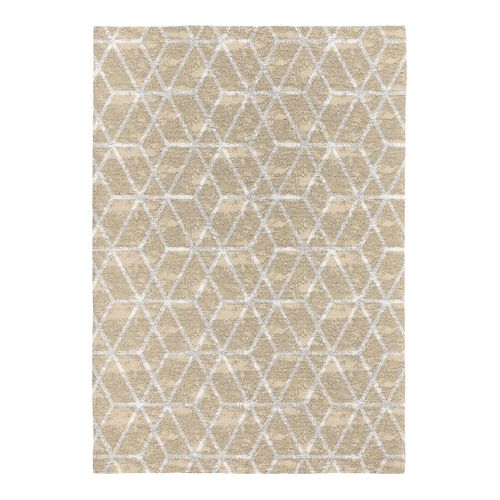 Tapis Scandinave Géométrique Plat Beige Trico Beige 160x230