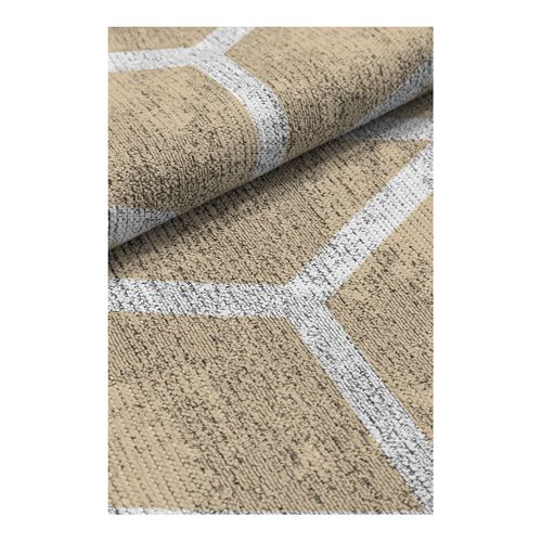 Tapis Scandinave Géométrique Plat Beige Trico Beige 200x290