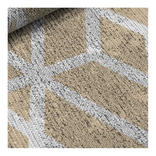Tapis Scandinave Géométrique Plat Beige Trico Beige 200x290
