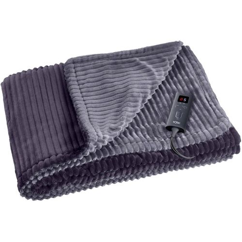 Plaid Chauffant 140x180 cm Gris - Ct8707