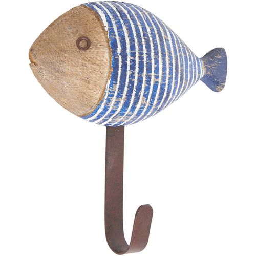 Patères En Bois Et Métal Poissons (lot De 3)