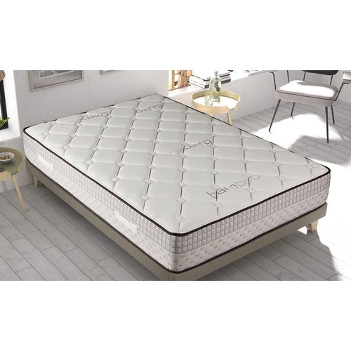 Matelas Mousse 140x190 BAMBOU Epaisseur 24 Cm  Mi-ferme