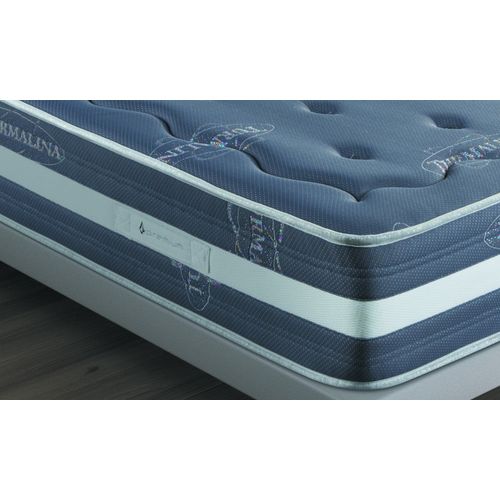 Matelas En Mousse 160x200 Turmalina Grey  Epaisseur 25cm +/-2 Fermeté Mi-ferme