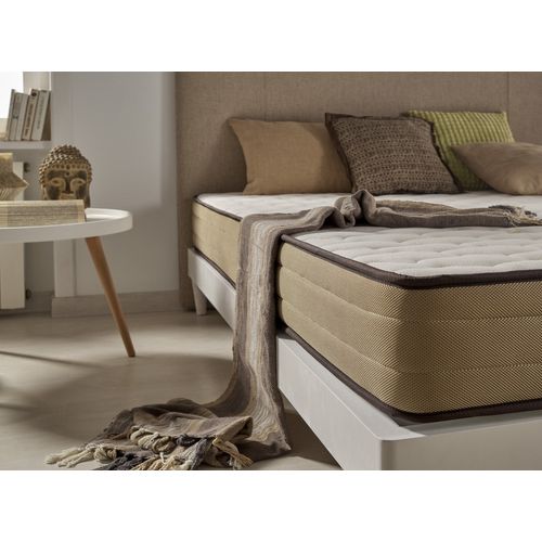 Matelas En Mousse 90x200 Bamboo Confort Epaisseur 21cm +/- 2 Fermeté Mi-ferme