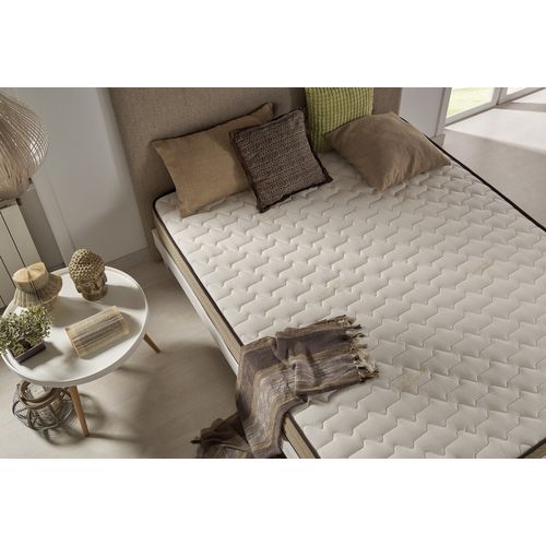 Matelas En Mousse 140x190 Bamboo Confort Epaisseur 21cm +/- 2 Fermeté Mi-ferme