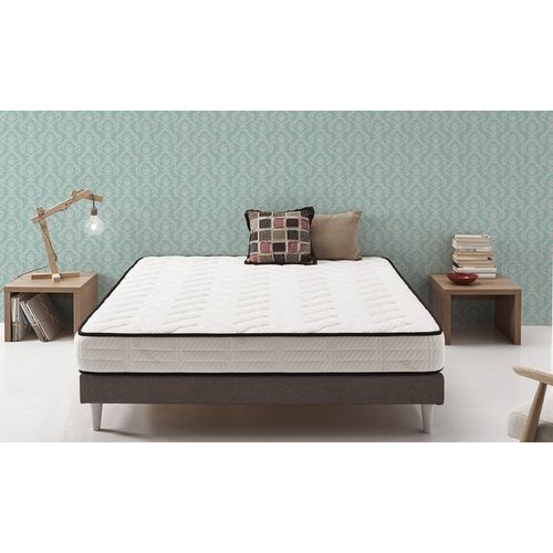Matelas En Mousse 80x190 cm CASHMERE CONFORT Epaisseur 15cm +/- 2 Fermeté Mi-ferme
