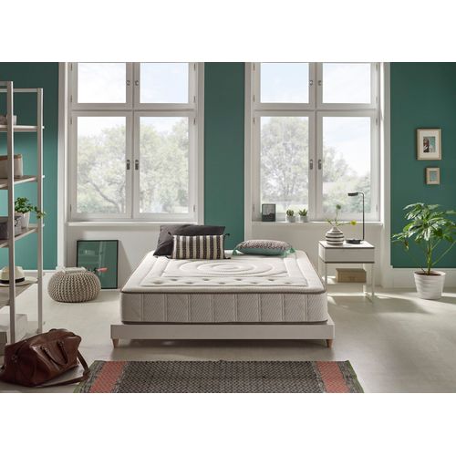 Matelas En Mousse 90x200 cm VISCOEXCLUSIVO CASHMERE Epaisseur 26cm +/- 2 Fermeté Mi-ferme