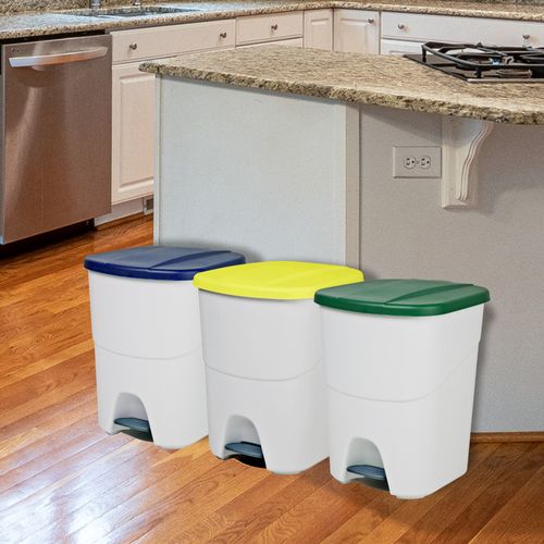 Pack De Recyclage Pedalbin 3 X 40 L 3 Couleurs