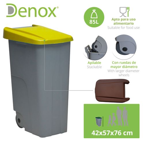 Pack De Recyclage Reciclo Fermé 4 X 85 L 4 Couleurs