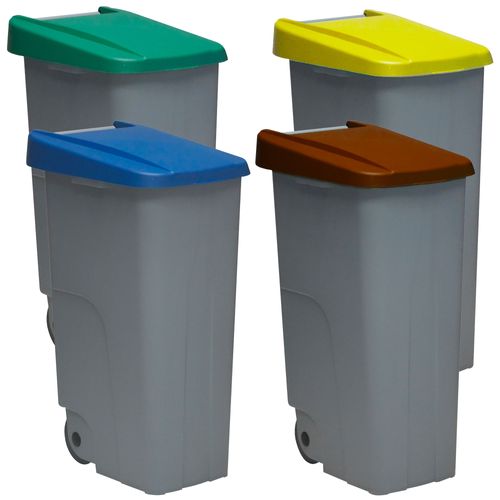 Pack De Recyclage Reciclo Fermé 4 X 110 L 4 Couleurs