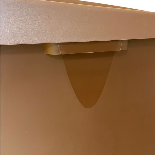 Conteneur  Recycle 110 Litres, Fermé Avec Couvercle, Idéal Pour Le Recyclage, Avec Roues