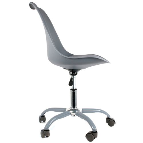 2 Chaise  Avec Roues Grises