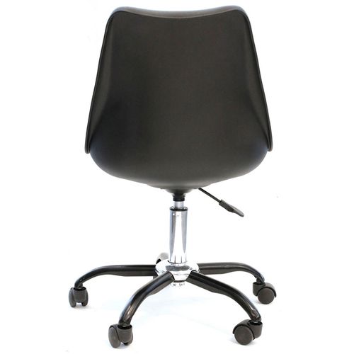 2 Chaise Avec Roues Noires