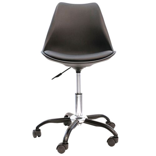 2 Chaise Avec Roues Noires