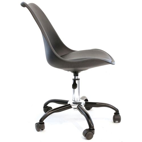 2 Chaise Avec Roues Noires