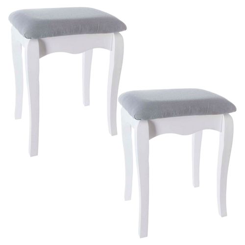 Lot De 2 Tabourets Coiffeuse Pour Créer Des Coins Cosy