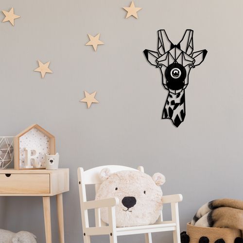 Applique Murale Interieur, Design En Bois Et En Mdf, Noir 35x12x54 Cm