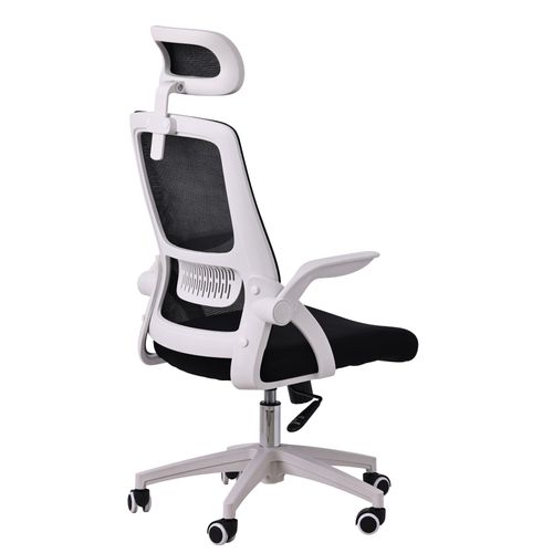 Siège De Bureau Avec Appui-tête - Lago, Noir, H.100cm, L.61cm, P.69cm