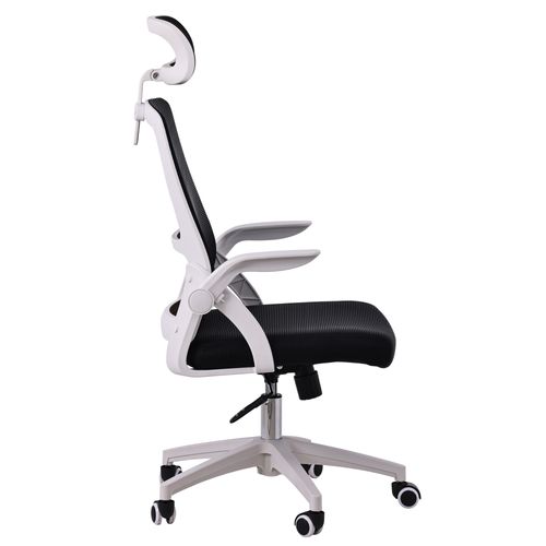 Siège De Bureau Avec Appui-tête - Lago, Noir, H.100cm, L.61cm, P.69cm